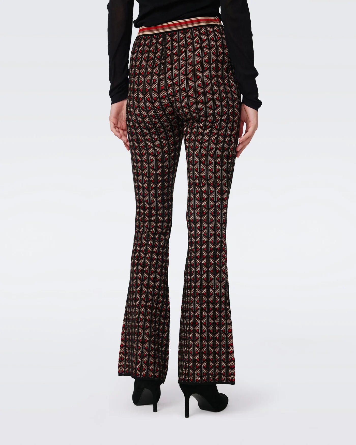 DVF PANT  ASHDON PUNTO MARRÓN