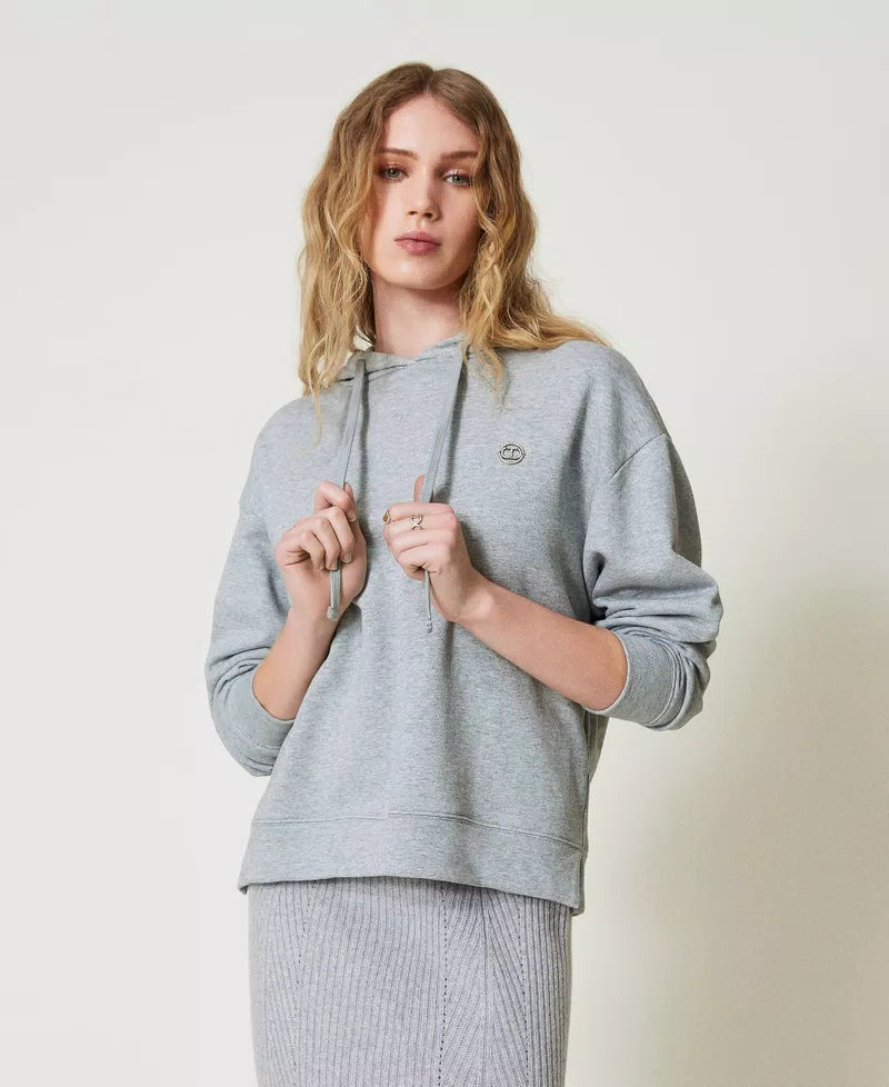 TW Sudadera oversize con charm Oval T